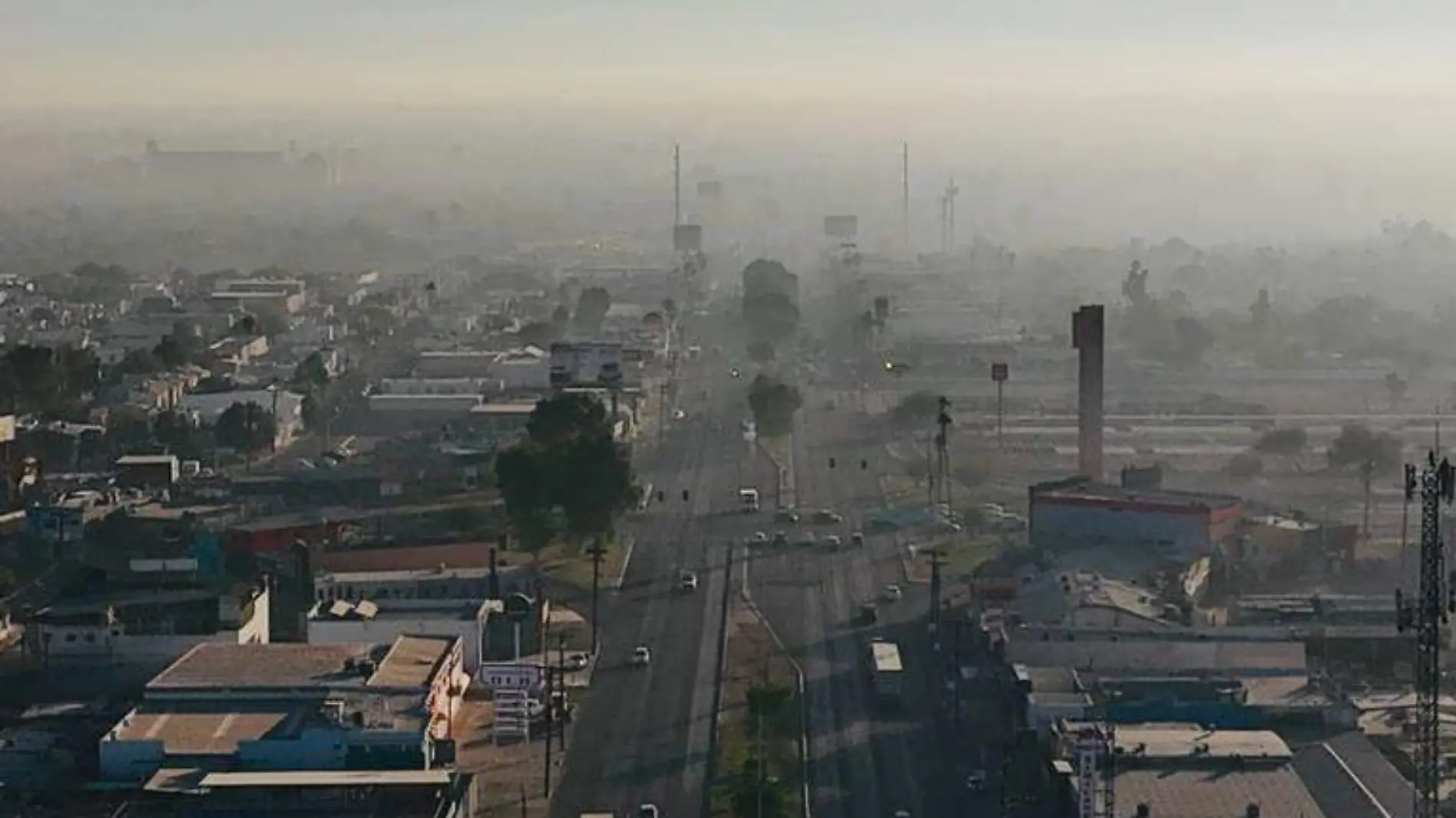 Mexicali amaneció con extrema mala calidad del aire